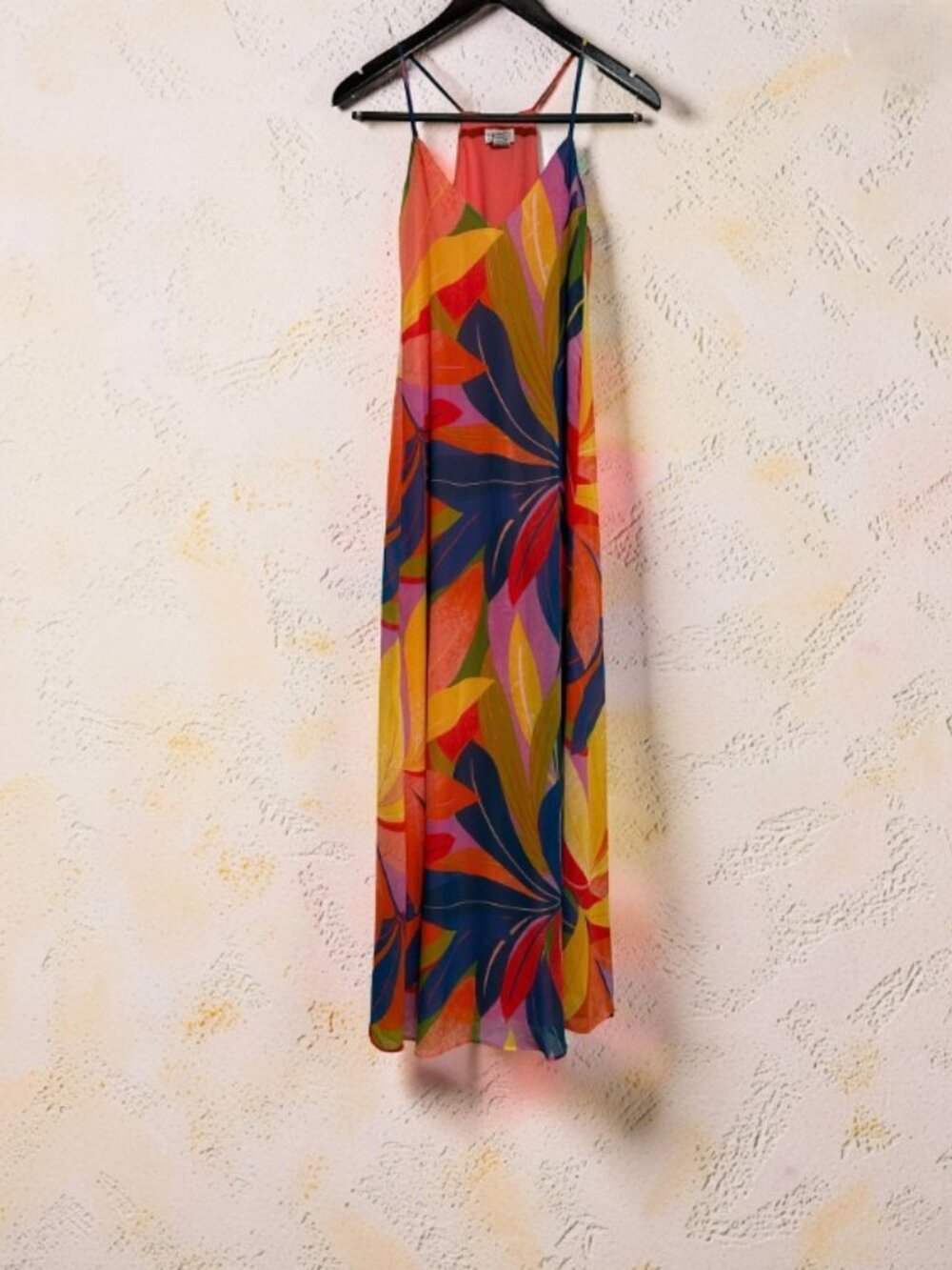 Nicole Miller New York Tropical Floral Maxi Dress - Size Small - Picture 3 of 11